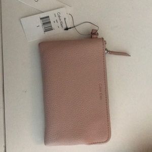 Pink new Calvin Klein wristlet
